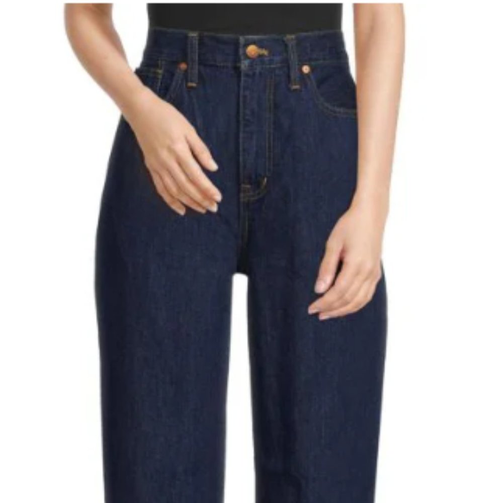 NWT Madewell baggy tapered jeans indigo size 27